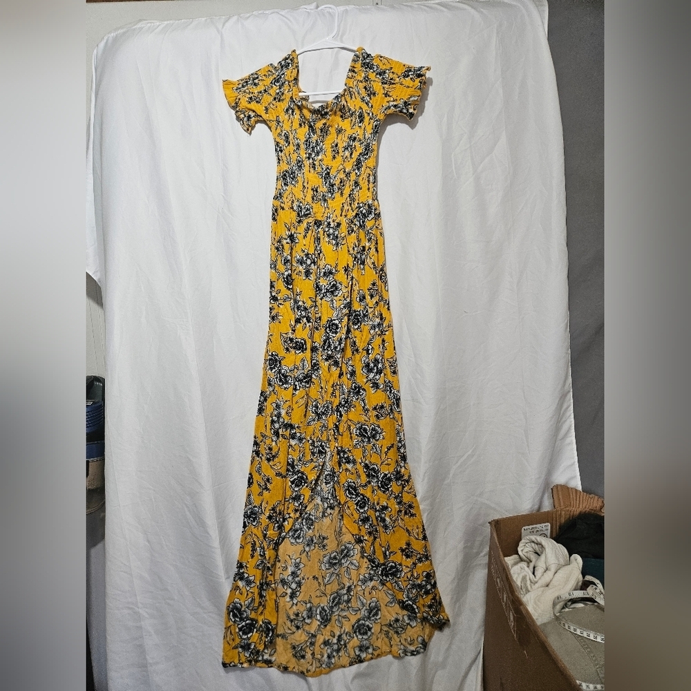 New Look Yellow Floral Maxi Dress!